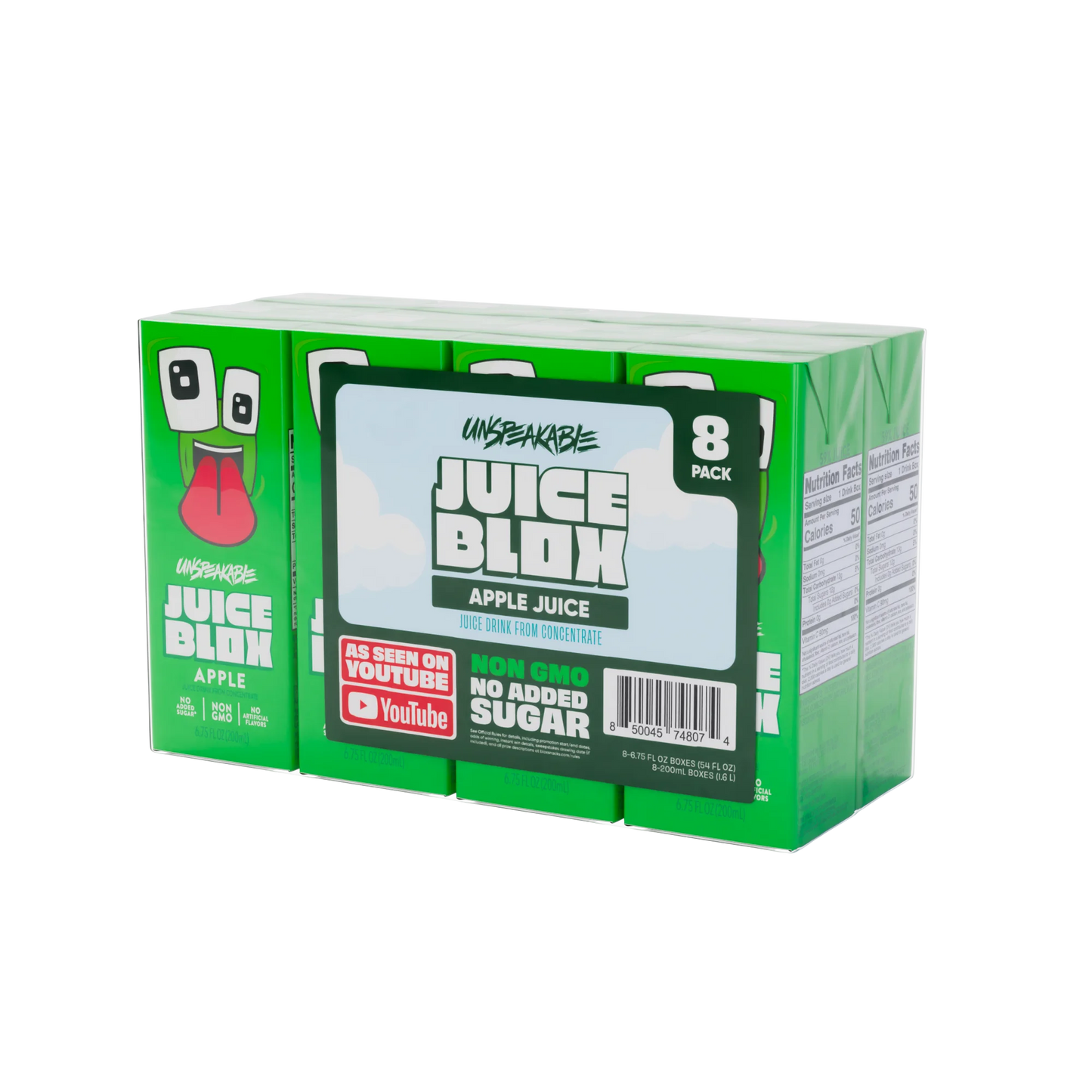 JuiceBlox Unspeakable Apple Flavour (8 x 200ml)