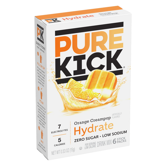 Pure Kick Singles To Go Drink Mix Sachets Orange Creampop (12 x 6ct)