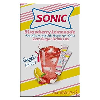 Sonic Singles To Go Drink Mix Sachets Strawberry Lemonade (12 x 6ct)