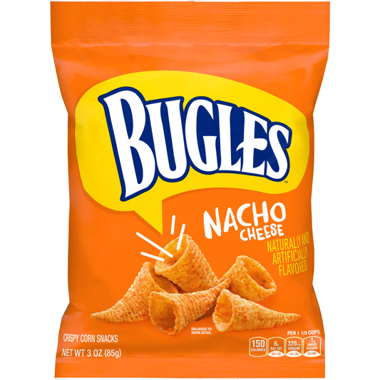 Bugles Nacho Cheese Corn Snack (6 x 3oz)