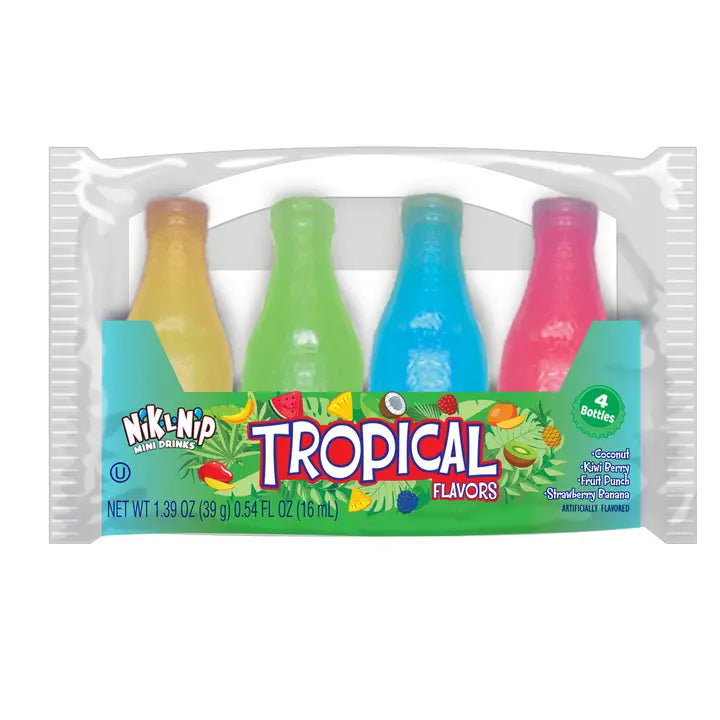 Nik L Nip Tropical Wax Candies (18 x 4 Pack)