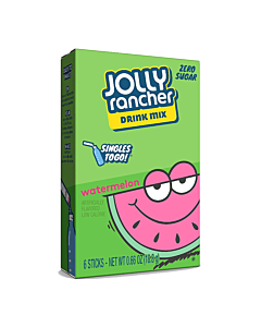Jolly Rancher Singles To Go Drink Mix Sachets Watermelon (12 x 6ct)
