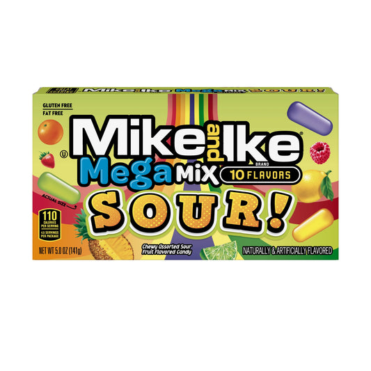 Mike & Ike Sour Mega Mix (12 x 4.25oz)