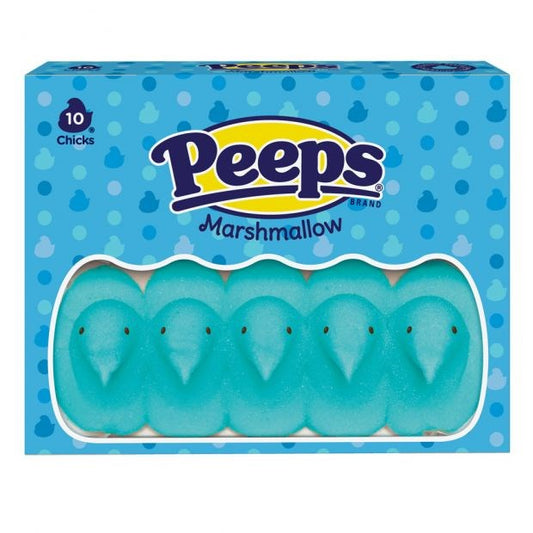 Peeps Easter Blue Chicks 10PK (85g) - 36CT