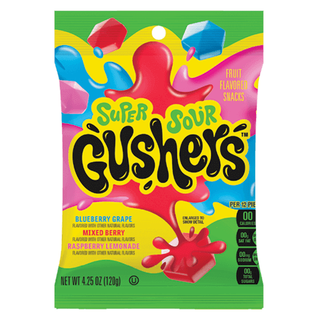 Gushers Super Sour (8 x 4.25oz)