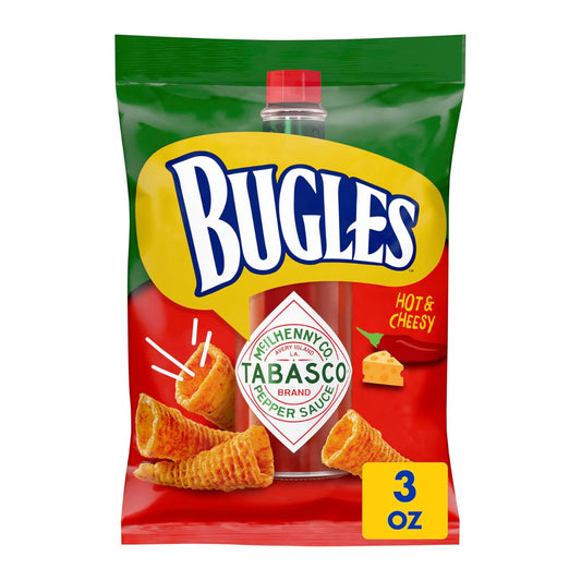 Bugles Tabasco Corn Snack (6 x 3oz)