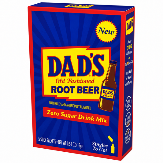 Dad’s Root Beer Singles To Go Drink Mix Sachets (12 x 6ct)