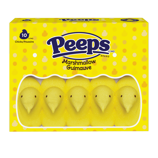 Peeps Easter Yellow Chicks 10PK (85g) - 36CT
