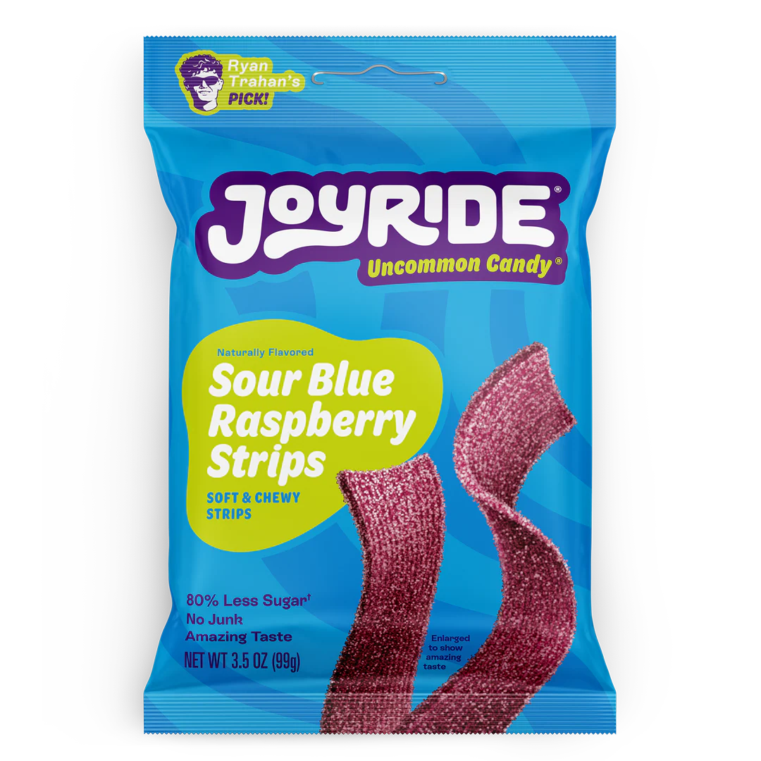 Joyride Sour Blue Raspberry Strips (10 x 99g)