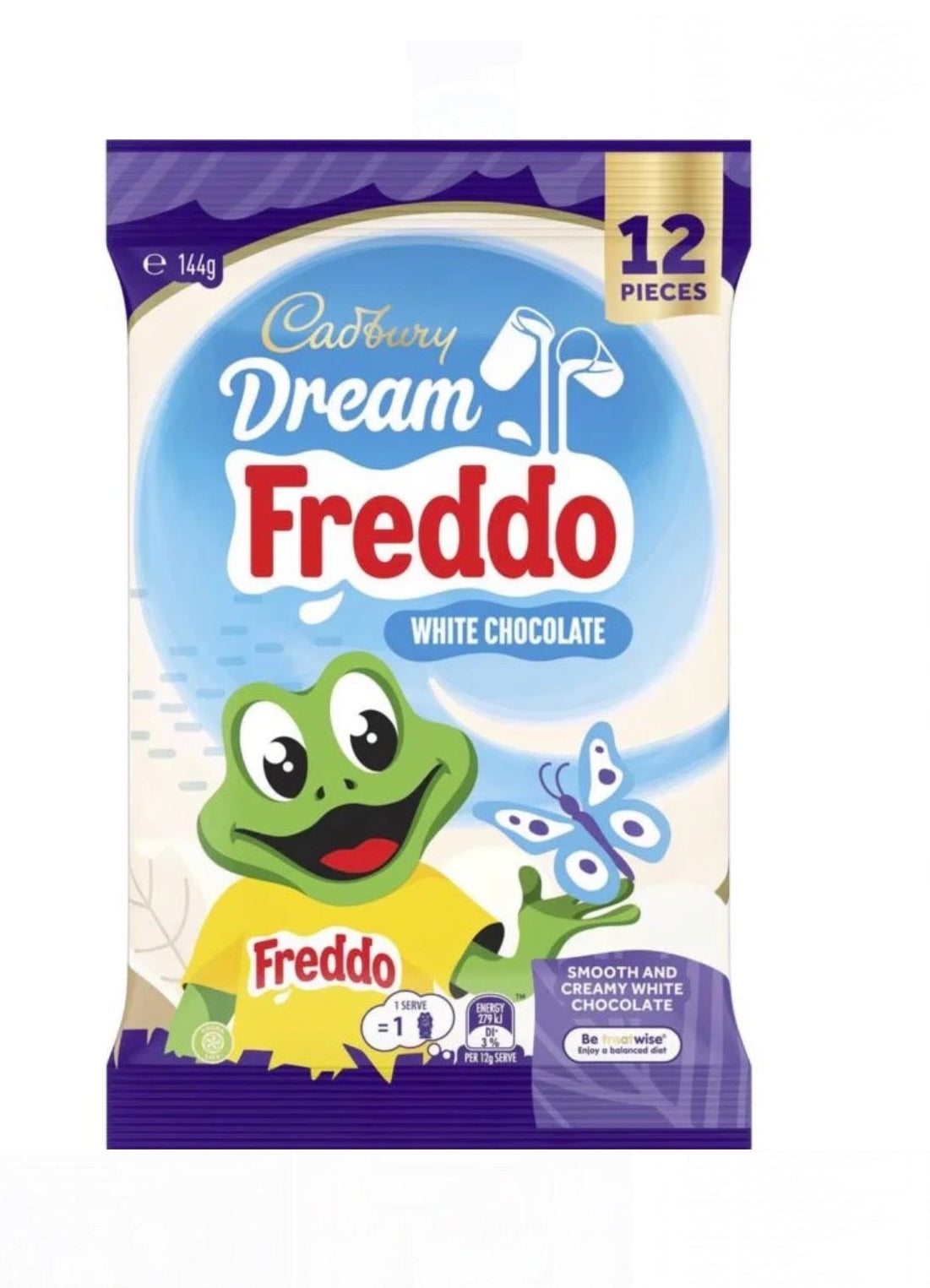 Cadbury Freddo Dream White Chocolate Share Pack (14 x 144g) (Australia)