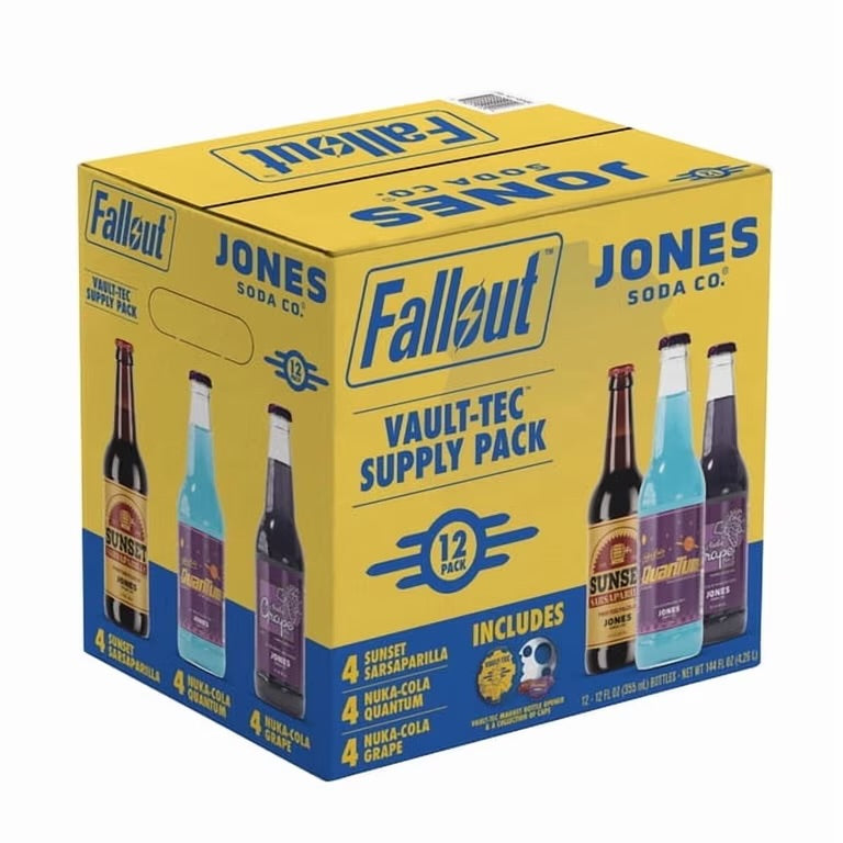 Jones Soda Co Fallout Vault-Tec Pack (Collectors Edition) (12 x 355ml)