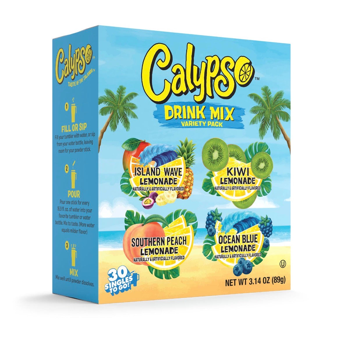Calypso Singles To Go Drink Mix Sachets (6 x 30ct)