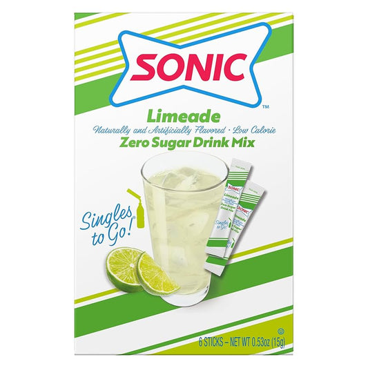 Sonic Singles To Go Drink Mix Sachets Limeade (12 x 6ct)