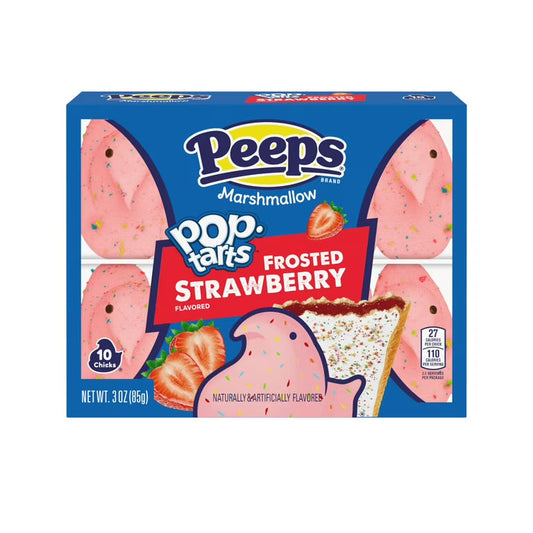 Peeps Easter Frosted Strawberry Pop Tarts Chicks 10PK (85g) - 36CT