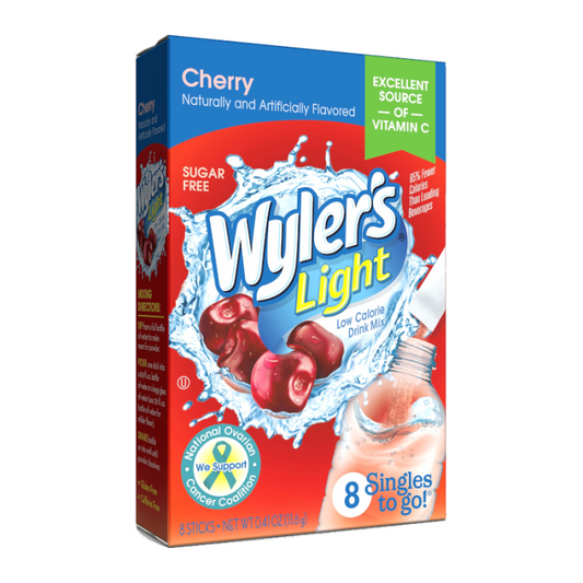Wylers Light Singles To Go Drink Mix Sachets Cherry (12 x 6ct)