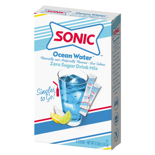 Sonic Singles To Go Drink Mix Sachets Ocean Water (12 x 6ct)