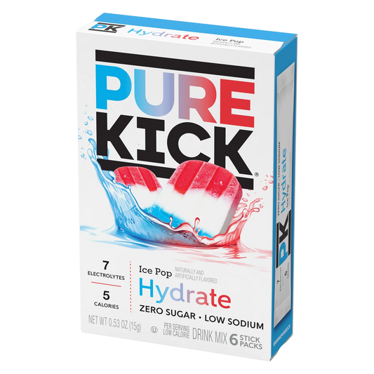 Pure Kick Singles To Go Drink Mix Sachets Ice Pop (12 x 6ct)