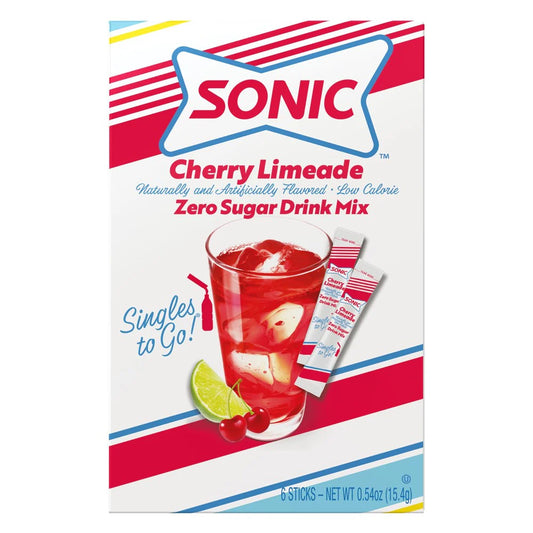 Sonic Singles To Go Drink Mix Sachets Cherry Limeade (12 x 6ct)