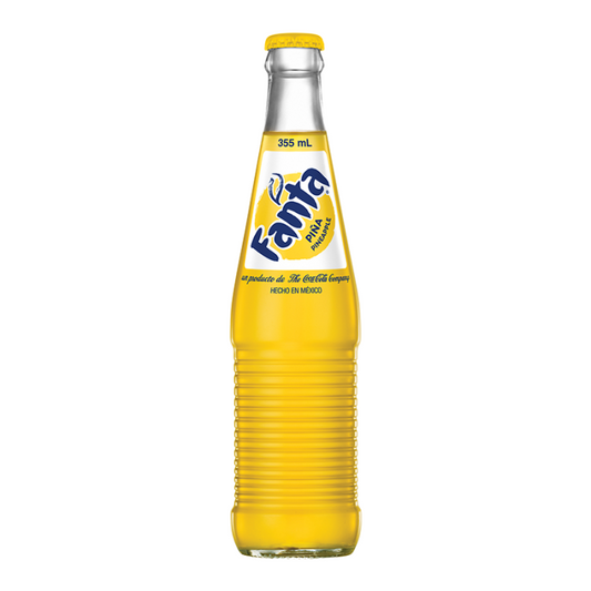 Mexican Glass Fanta Pineapple (24 x 355ml)
