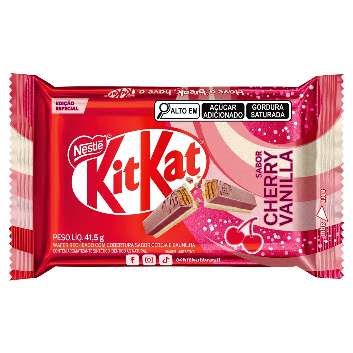 KitKat Cherry Vanilla (24 x 41.5g) (Brazil)