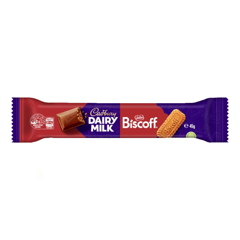 Cadbury Dairy Milk Biscoff (48 x 45g) (Australia)