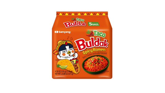 Samyang Taco Flavour Spicy Ramen Noodles (Pack of 40)