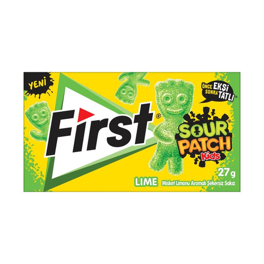Sour Patch Kids First Chewing Gum Lime (12 x 27g)