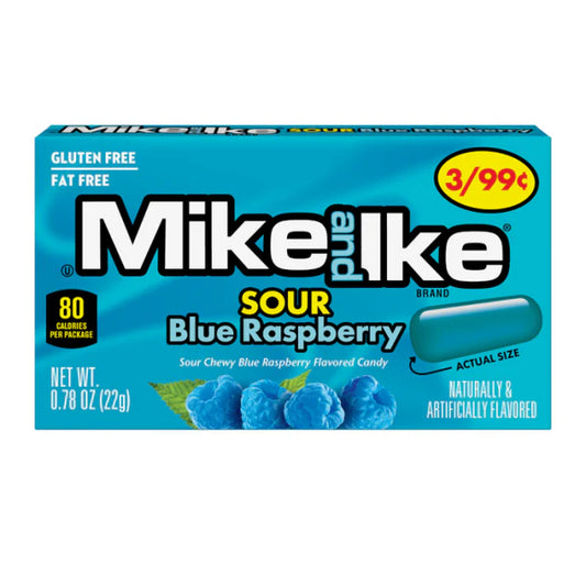 Mike & Ike Sour Blue Raspberry Changemaker (24 x 22g)