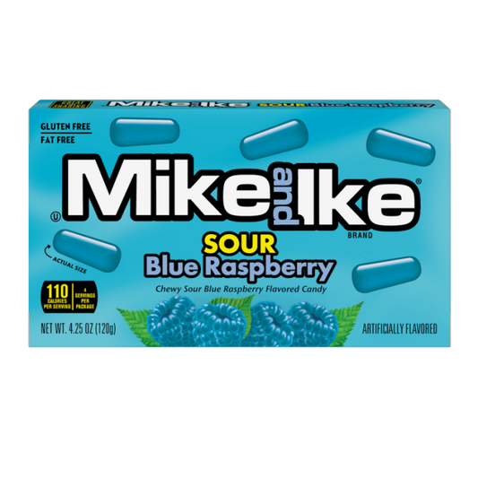 Mike & Ike Sour Blue Raspberry (12 x 4.25oz)