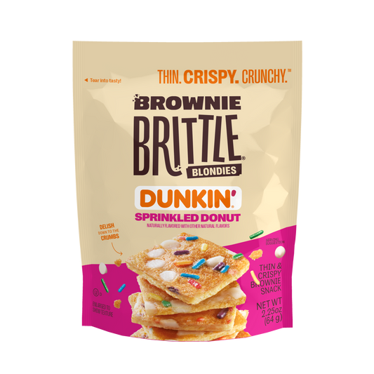 Sheila G's Dunkin’ Sprinkled Donut Brownie Brittle (8 x 2.25oz)