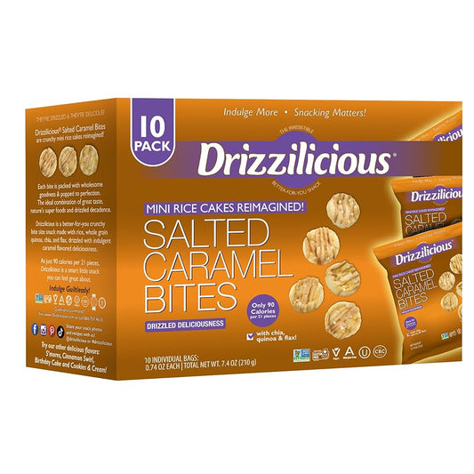 Drizzilicious Salted Caramel Bites (8 x 10 x 0.74oz) 80ct
