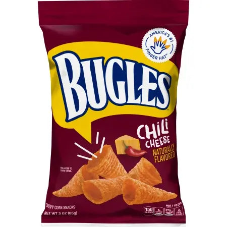Bugles Chilli Cheese Corn Snack (6 x 3oz)