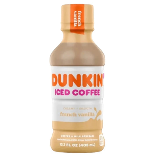 Dunkin’ Iced Coffee French Vanilla (12 x 405ml)