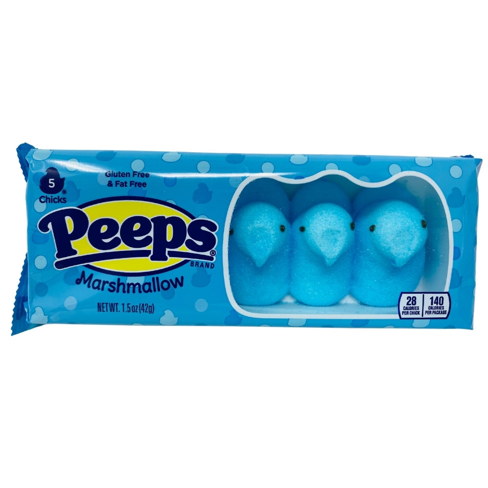 Peeps Easter Blue Chicks 5PK (42g) - 24CT