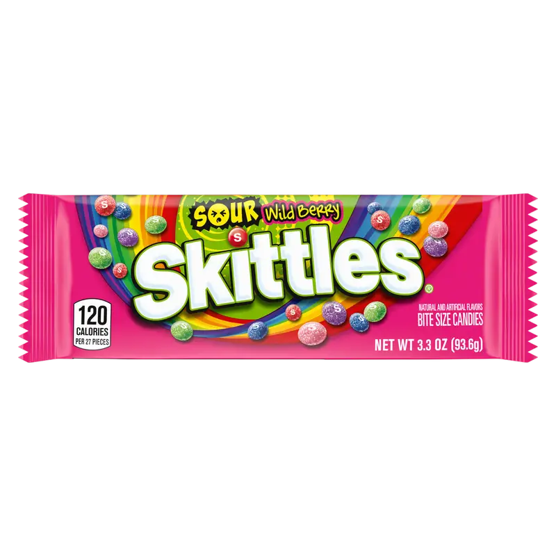 Skittles Sour Wild Berry Share Size (24 x 3.3oz)