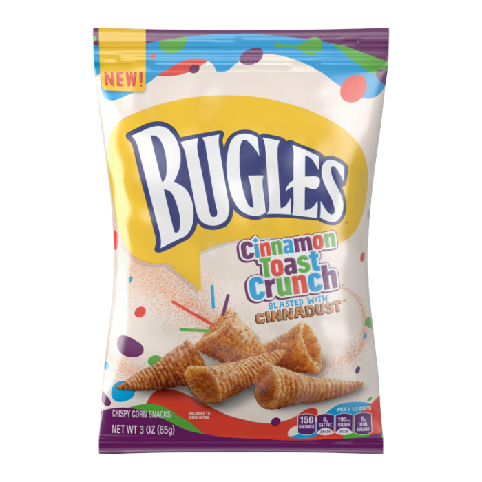 Bugles Cinnamon Toast Crunch Corn Snack (6 x 3oz)