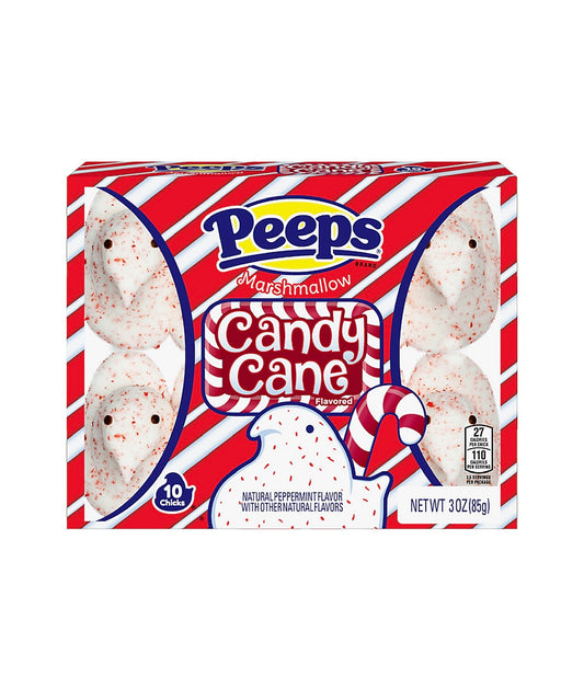 Peeps Marshmallows Candy Cane Festive (24 x 10CT)