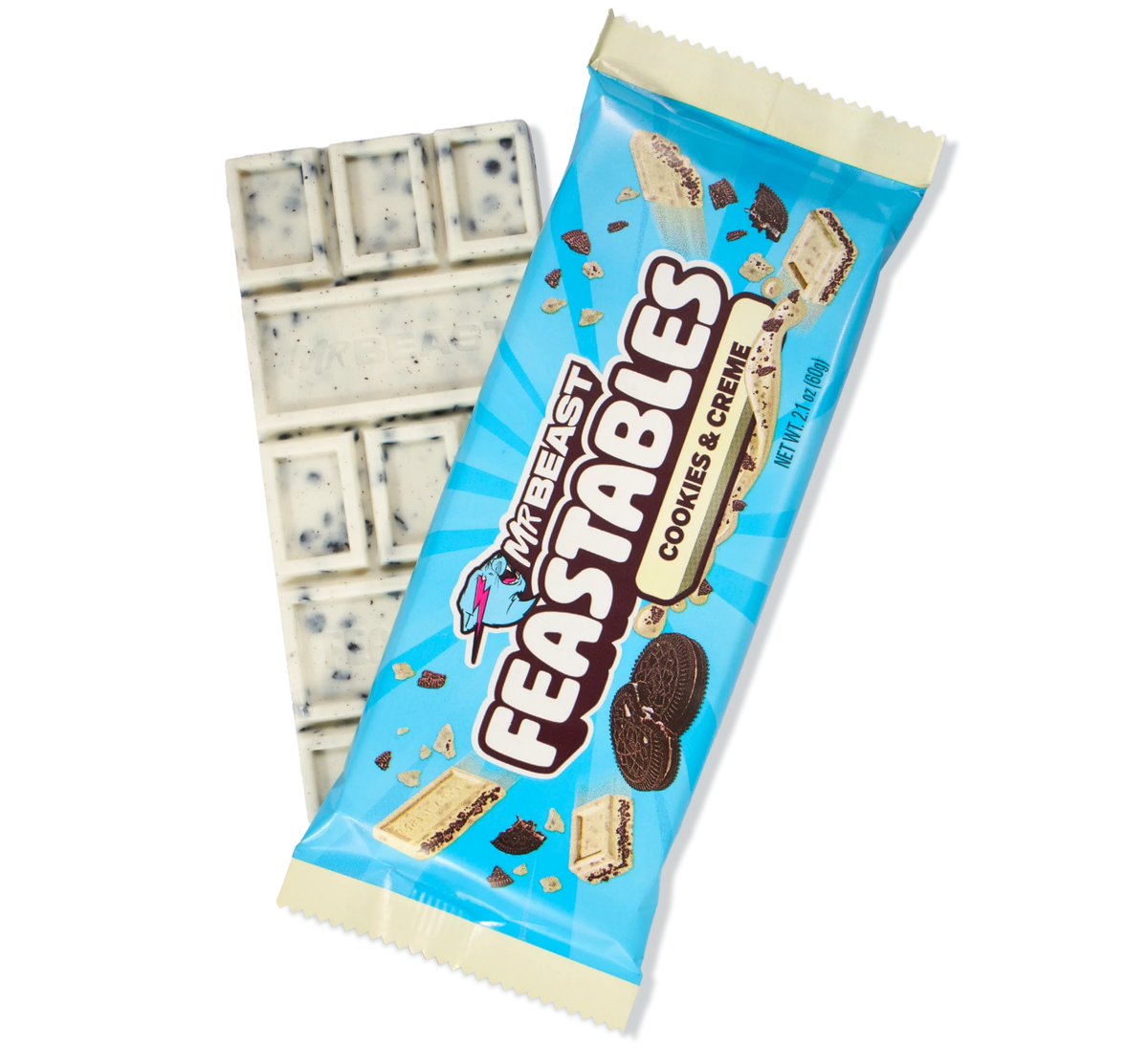 Mr Beast Feastables Cookies & Creme (10 x 60g)