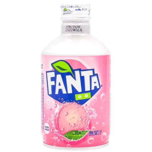 Fanta White Peach Aluminium Bottle (24 x 300ml) (Japan)