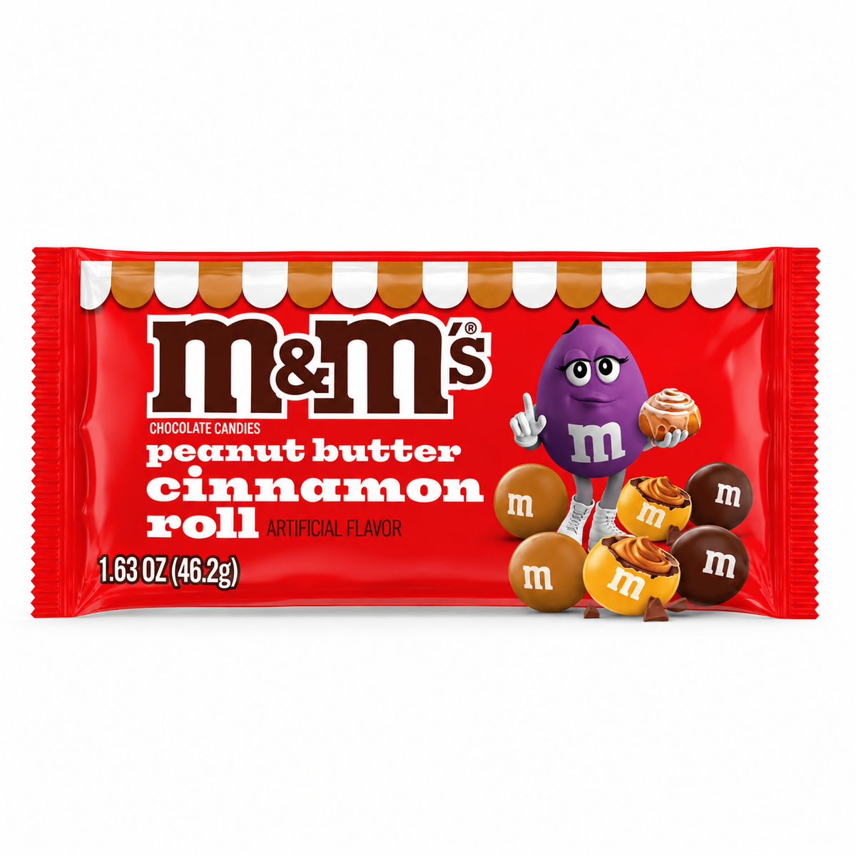 M&M’s PB Cinnamon Roll Bakery Range (24 x 46g)
