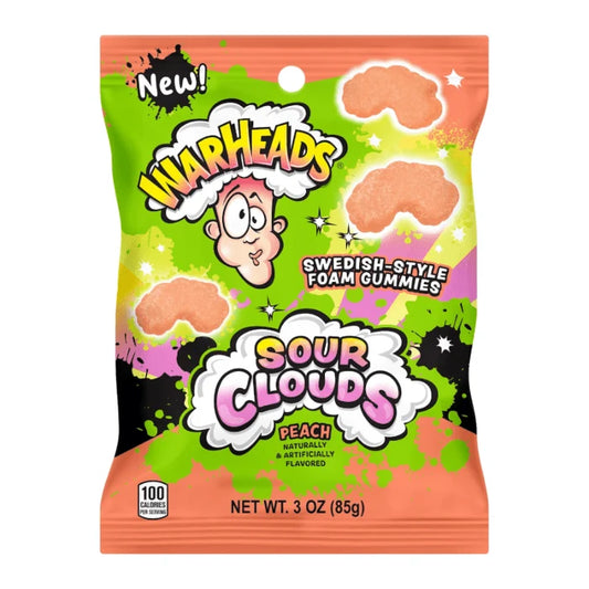 Warheads Sour Clouds Peach (12 x 85g)