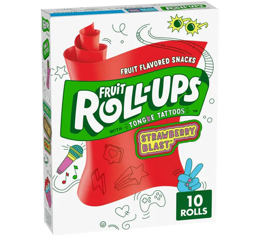 Strawberry Sensation Fruit Roll Ups Betty Crocker (10 x 10ct)