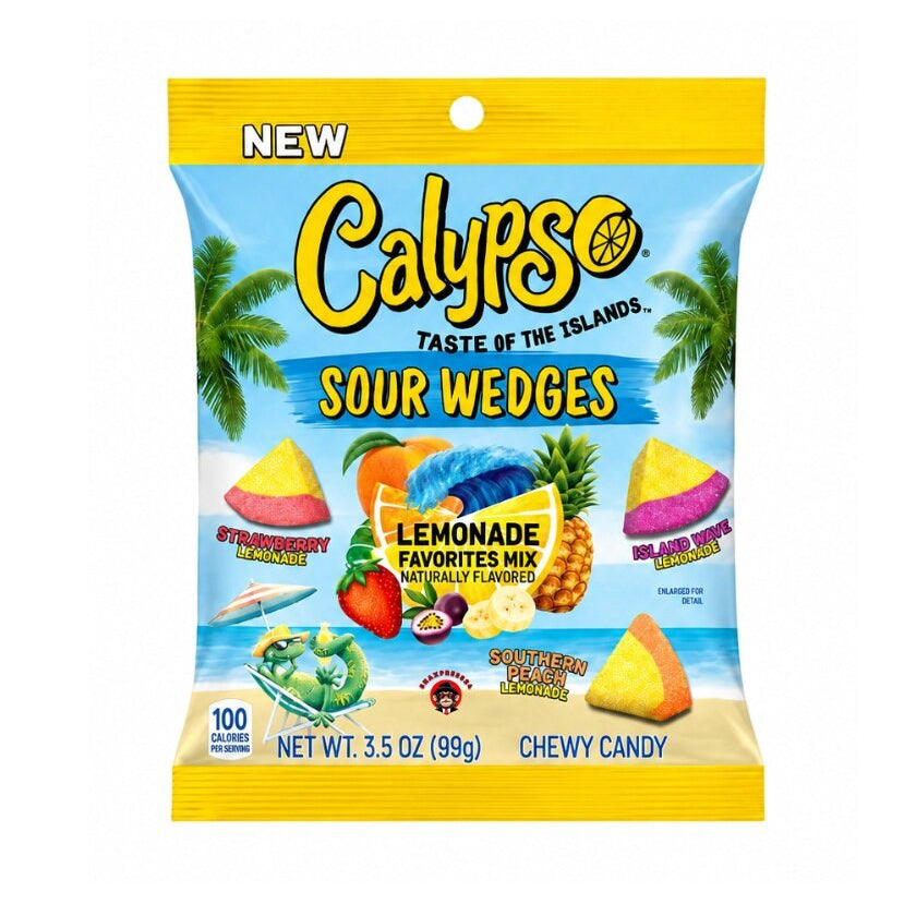 Calypso Sour Wedges Lemonade Favourites (12 x 99g)