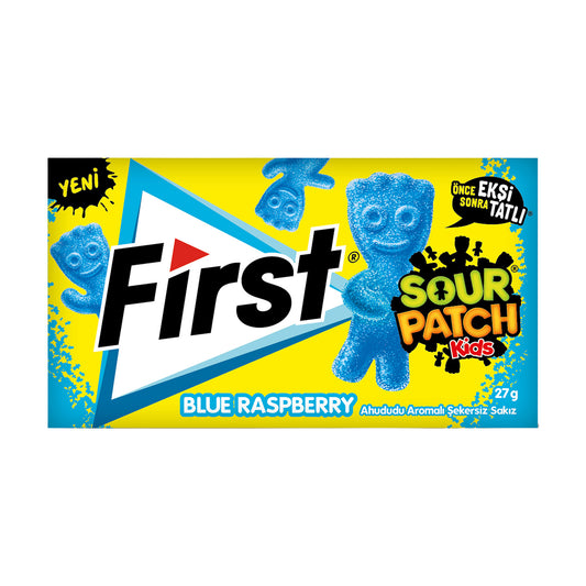 Sour Patch Kids First Chewing Gum Blue Raspberry (12 x 27g)