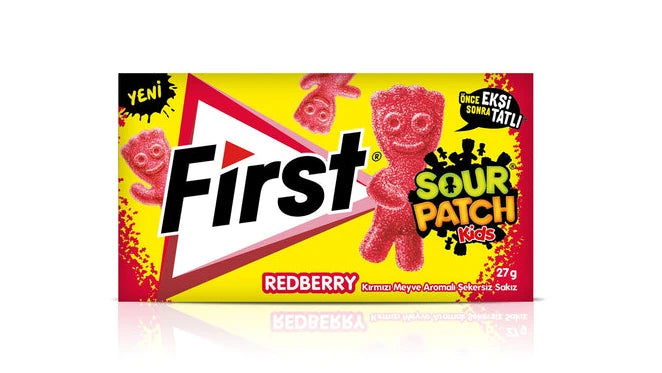 Sour Patch Kids First Chewing Gum Redberry (12 x 27g)