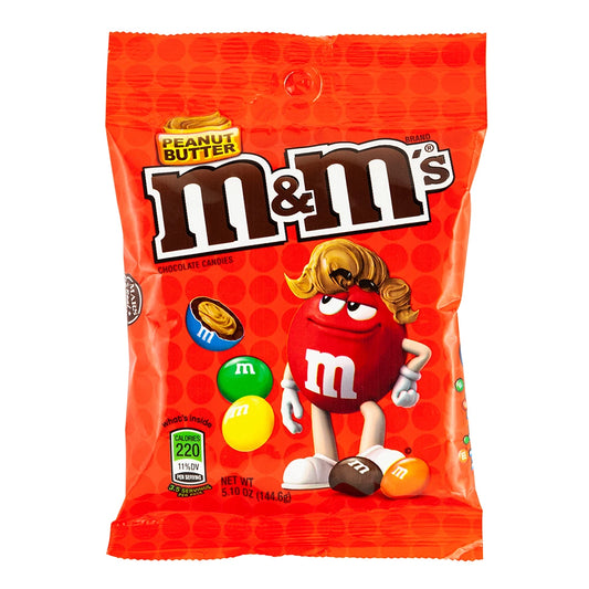 M&M's Peanut Butter Share Size Peg Bag (12 x 5.1oz)