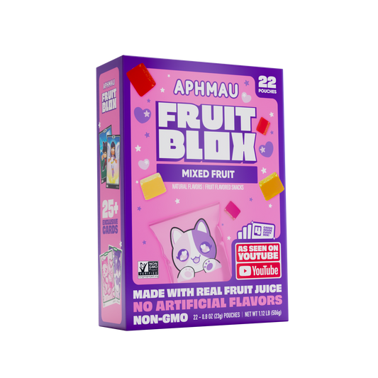 Fruitblox Blox Snacks Aphmau Mixed Fruit (22 Pouches)