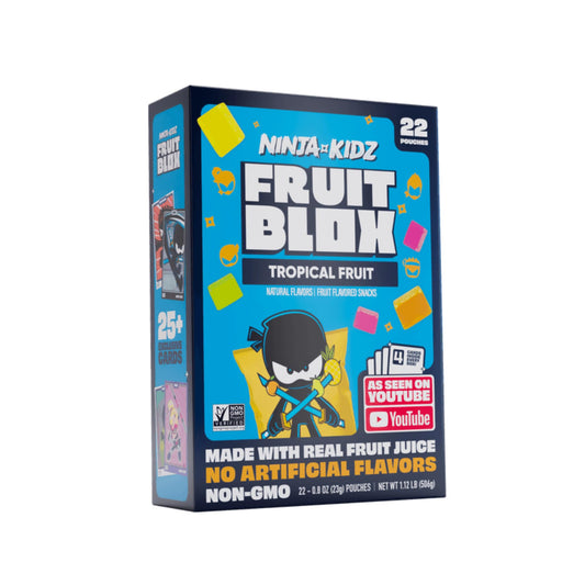 Fruitblox Blox Snacks NinjaKidz Tropical Fruit (22 Pouches)