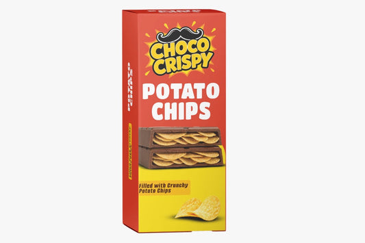 Choco Crispy Potato Chips Chocolate Bar (12 x 90g)