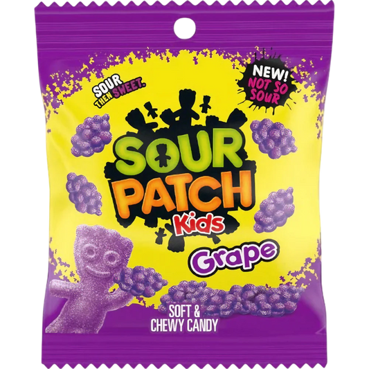 Sour Patch Kids Grape Peg Bag (12 x 101g)